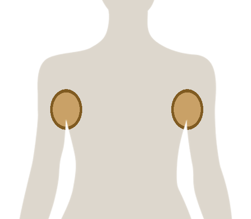 Strefa depilacji: Pachy